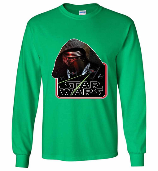 Inktee Store - Star Wars Kylo Ren Strikes Long Sleeve T-Shirt Image