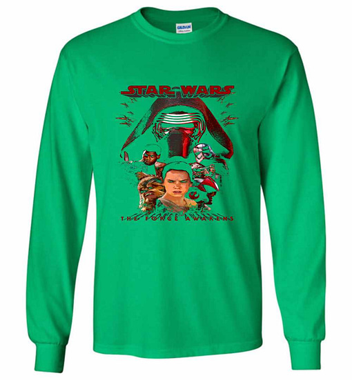 Inktee Store - Star Wars The Force Awakens Long Sleeve T-Shirt Image