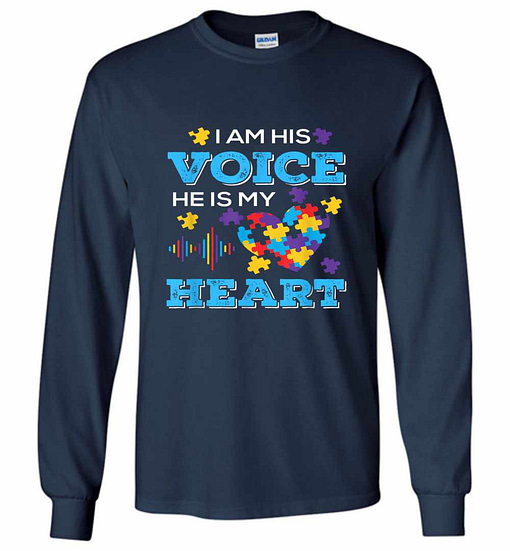 Inktee Store - Autism Awareness Autism Mom For Woman Long Sleeve T-Shirt Image