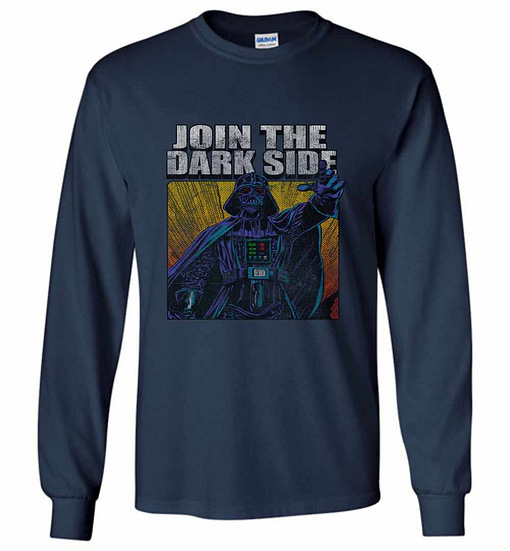 Inktee Store - Star Wars Join Vader Long Sleeve T-Shirt Image