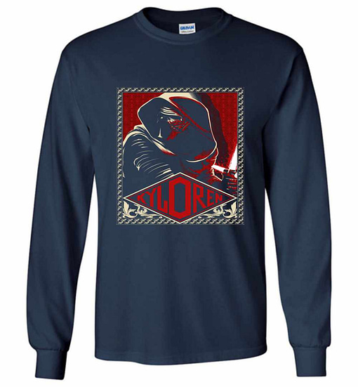 Inktee Store - Star Wars Kylo Ren Dark Ambition Long Sleeve T-Shirt Image