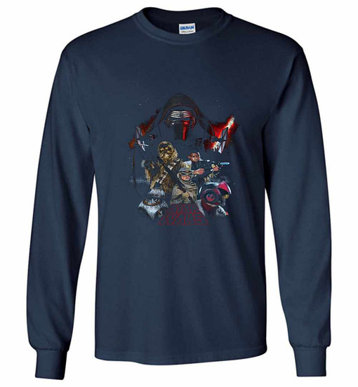 Inktee Store - Star Wars The Force Awakens Resistance Youth Long Sleeve T-Shirt Image