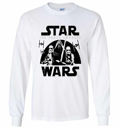 Inktee Store - Star Wars First Order Awakening Long Sleeve T-Shirt Image
