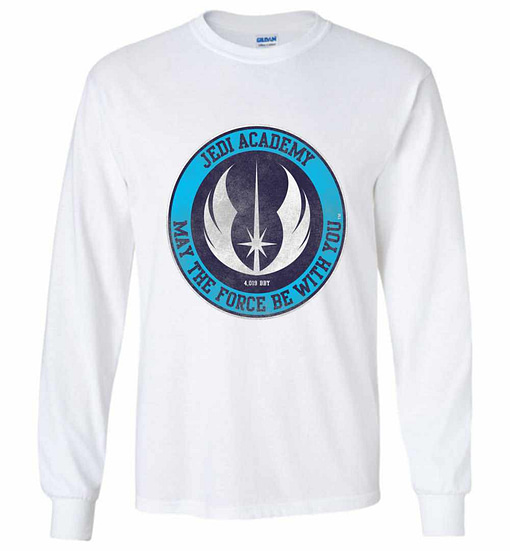 Inktee Store - Star Wars Jedi Academy Est 4019 Bby Long Sleeve T-Shirt Image