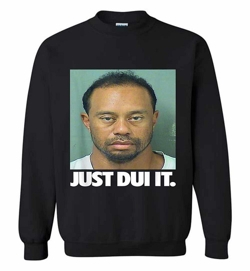 Inktee Store - Tiger Woods Mugshot Sweatshirt Image