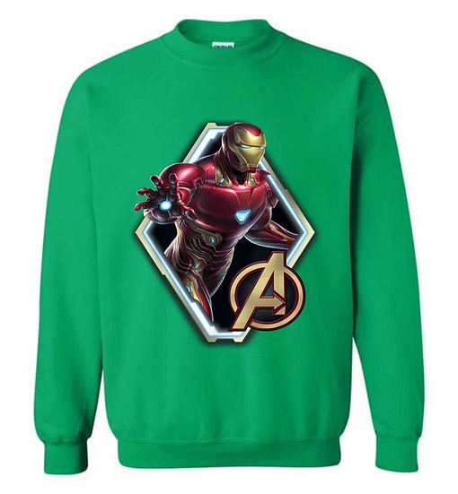 Inktee Store - Marvel Avengers Endgame Iron Man Logo Graphic Sweatshirt Image