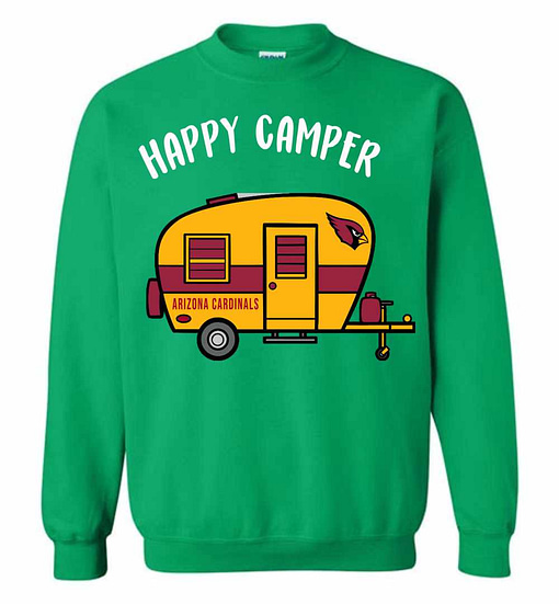 Inktee Store - Arizona Cardinals Happy Camper Sweatshirt Image