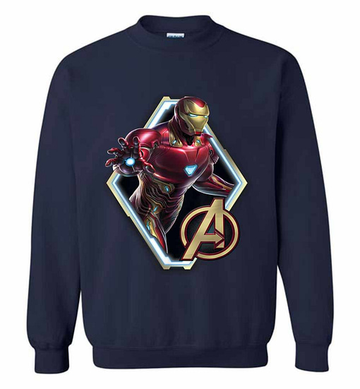 Inktee Store - Marvel Avengers Endgame Iron Man Logo Graphic Sweatshirt Image