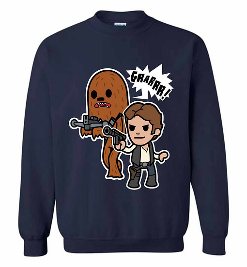 Inktee Store - Star Wars Han Chewy Sweatshirt Image