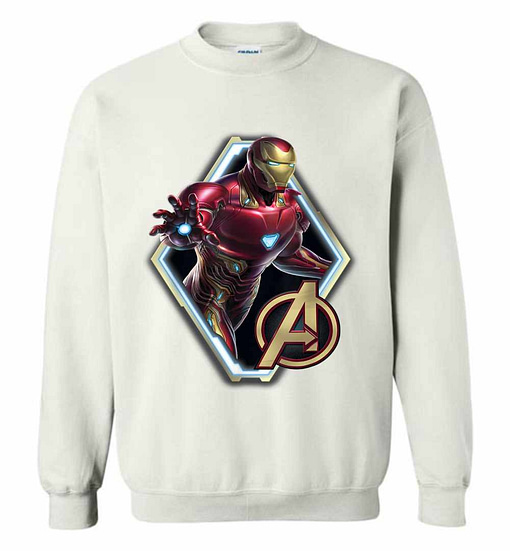 Inktee Store - Marvel Avengers Endgame Iron Man Logo Graphic Sweatshirt Image