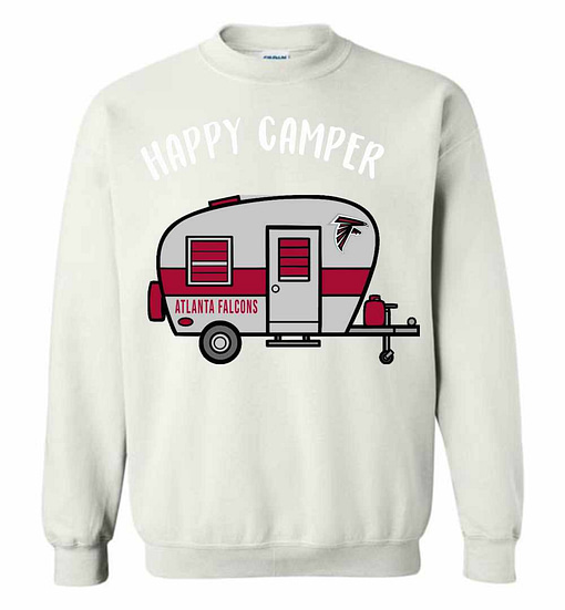 Inktee Store - Atlanta Falcons Happy Camper Sweatshirt Image