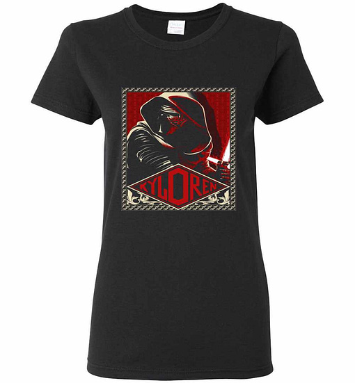 Inktee Store - Star Wars Kylo Ren Dark Ambition Women'S T-Shirt Image