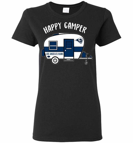 Inktee Store - Los Angeles Rams Happy Camper Women'S T-Shirt Image
