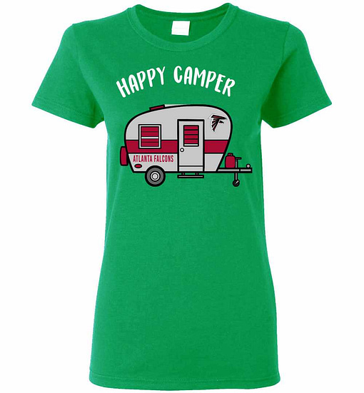 Inktee Store - Atlanta Falcons Happy Camper Women'S T-Shirt Image