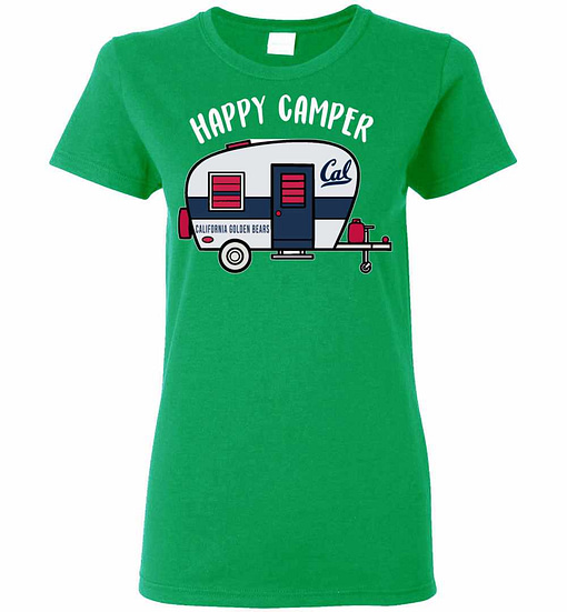 Inktee Store - California Golden Bears Happy Camper Women'S T-Shirt Image