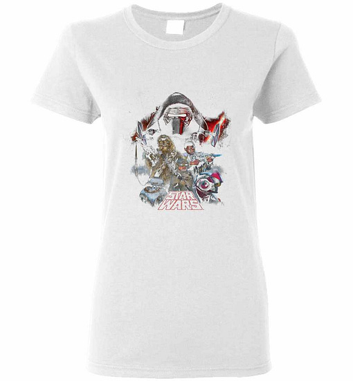 Inktee Store - Star Wars The Force Awakens Resistance Youth Women'S T-Shirt Image