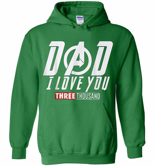 Inktee Store - Dad I Love You Three Thousand Hoodies Image