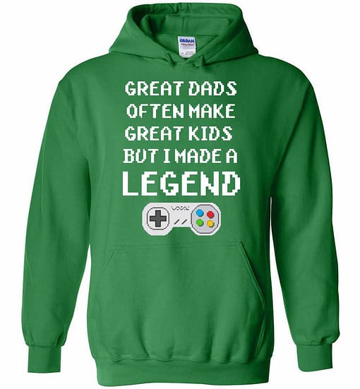 Inktee Store - Great Dads Often Make Great Kids But I Made A Legend Hoodies Image
