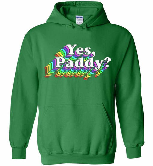 Inktee Store - Yes Paddy Rainbow St Pattys Day Daddy Lgbt Gay Pride Hoodies Image