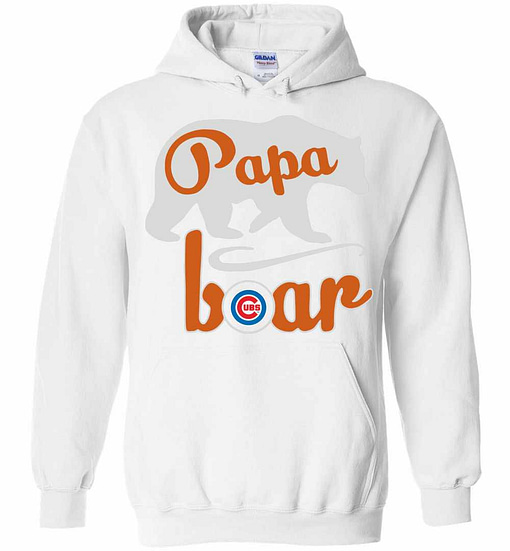 Inktee Store - Chicago Cubs Papa Bear Hoodies Image