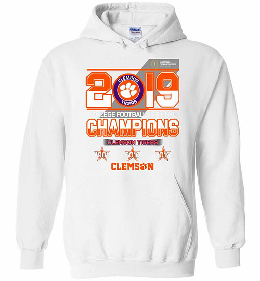 Inktee Store - Clemson Tigers 2019 College Football National Champions Hoodies Image