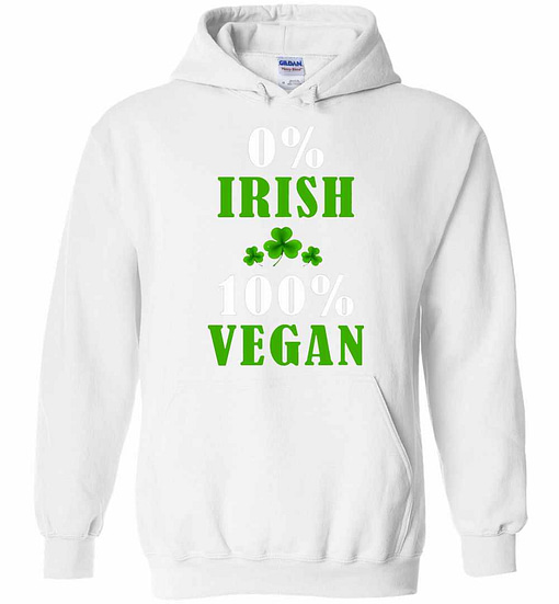 Inktee Store - 0% Irish 100% Vegan St Patricks Day Family Hoodies Image