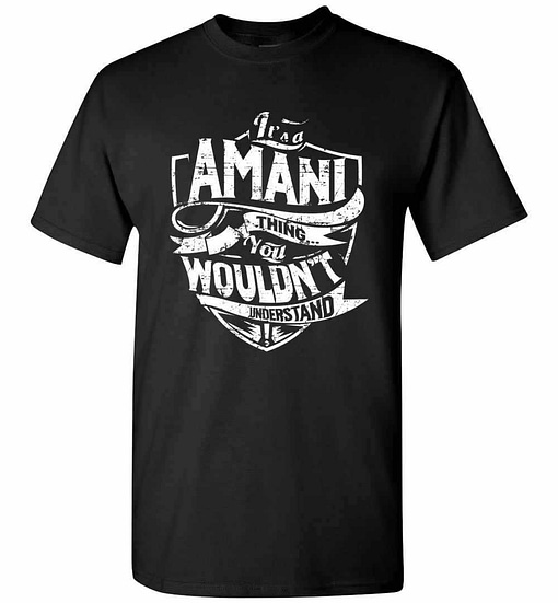 Inktee Store - It'S A Amani Thing You Wouldn'T Understand Men'S T-Shirt Image