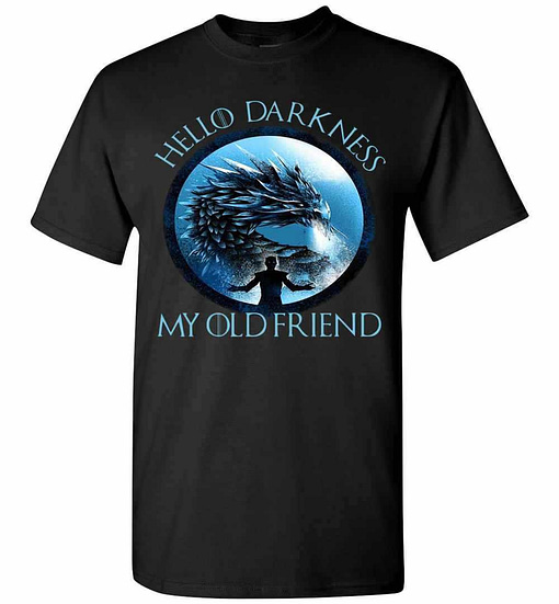 Inktee Store - The Night King Hello Darkness My Old Friend Ladies Men'S T-Shirt Image