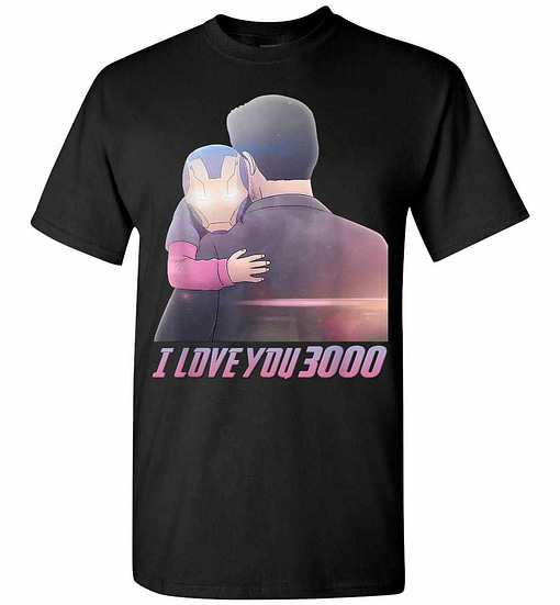 Inktee Store - Trending I Love You 3000 Fathers Day Marvel Avengers Men'S T-Shirt Image