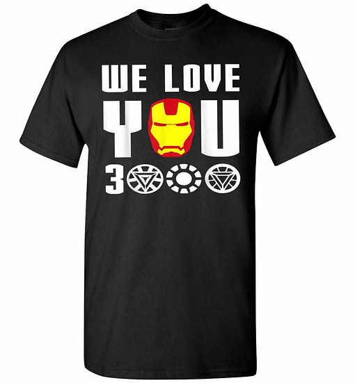 Inktee Store - We Love You 3000 Iron Man - My Avengers Hero Men'S T-Shirt Image