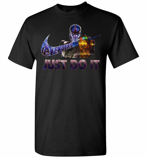 Inktee Store - Avengers Endgame Thanos Just Do It Nike Men'S T-Shirt Image