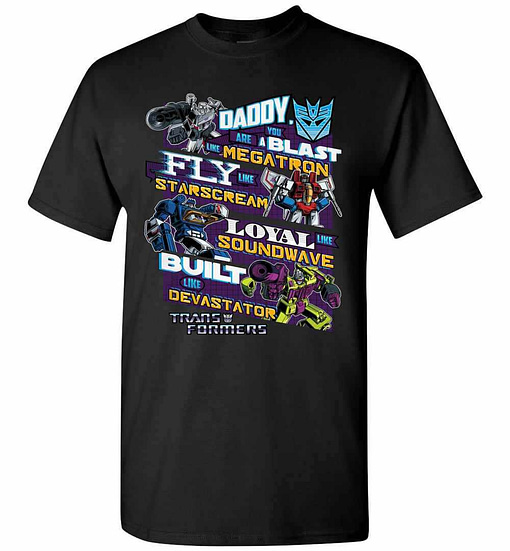 Inktee Store - Decepticons Father'S Day Transformers Men'S T-Shirt Image