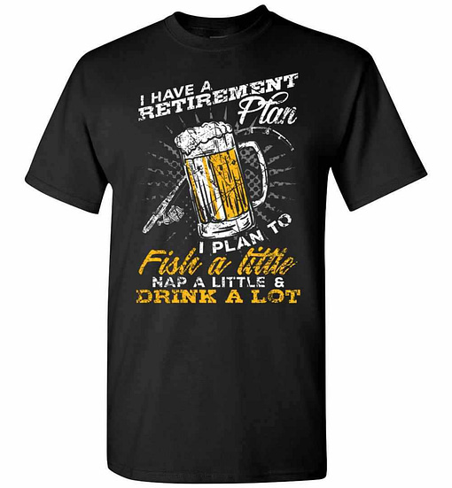 Inktee Store - Fishing And Beer Angler Sport Fisherman Fish Gifts Men'S T-Shirt Image