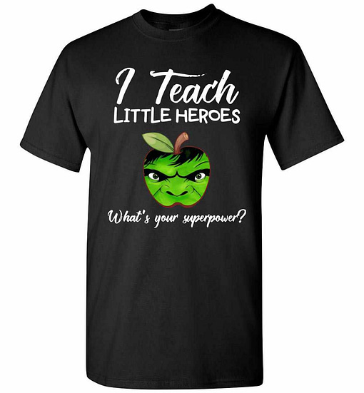 Inktee Store - I Teach Little Heroes Hulk Men'S T-Shirt Image