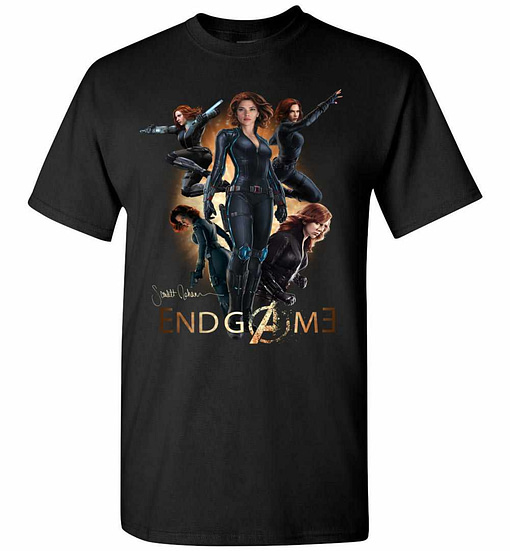 Inktee Store - Black Widow Avengers Endgame Men'S T-Shirt Image