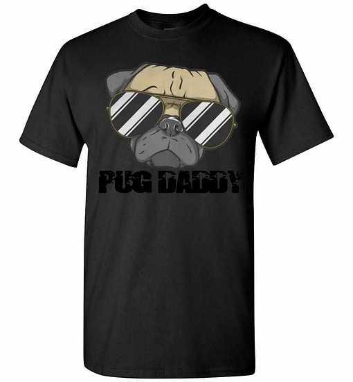 Inktee Store - Pug Daddy Men'S T-Shirt Image