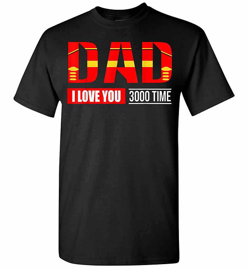 Inktee Store - I Love You 3000 Times Iron Man Men'S T-Shirt Image
