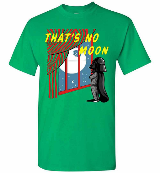 Inktee Store - That'S No Moon Goodnight Darth Vader Men'S T-Shirt Image