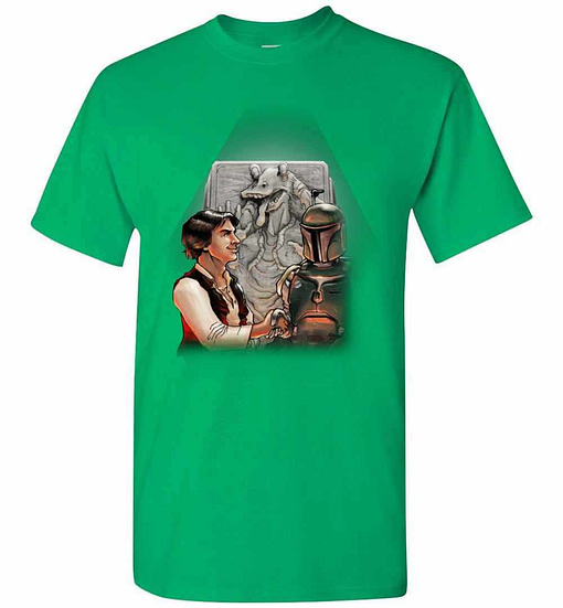Inktee Store - The Star Wars Anthology Han Solo And Boba Fett Men'S T-Shirt Image