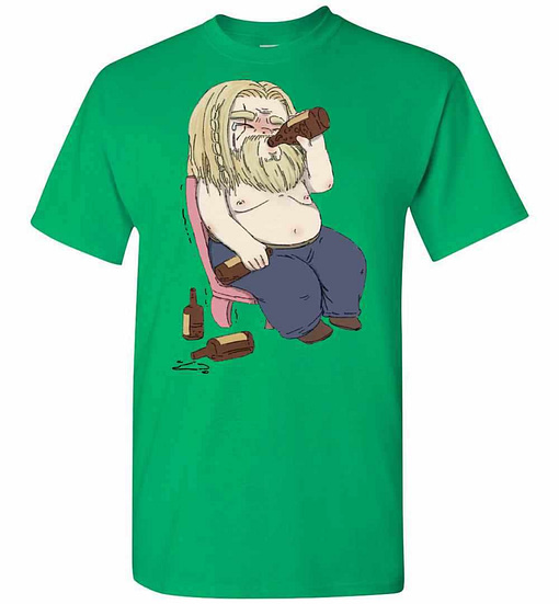 Inktee Store - Avenger End Game Thor Fat Ladies Men'S T-Shirt Image