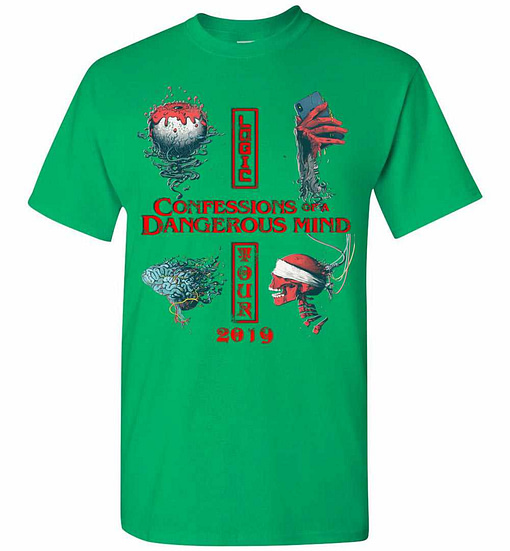 Inktee Store - Tour 2019 Confessions Of A Dangerous Mind Men'S T-Shirt Image