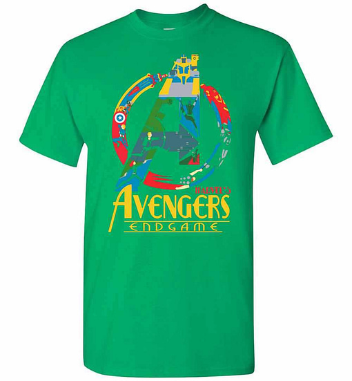 Inktee Store - Avengers Endgame Symbol Men'S T-Shirt Image