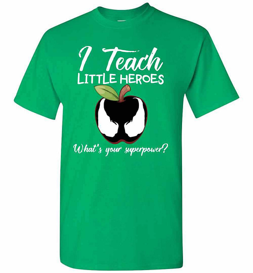 Inktee Store - I Teach Little Heroes Venom Men'S T-Shirt Image