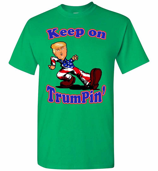 Inktee Store - Keep On Trumpin Donald Trump In American Flag Men'S T-Shirt Image