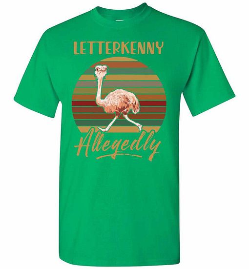 Inktee Store - Letterkenny Allegedly Ostrich Vintage Gift Men'S T-Shirt Image