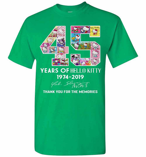Inktee Store - 45Th Years Of Hello Kitty 1974-2019 Men'S T-Shirt Image
