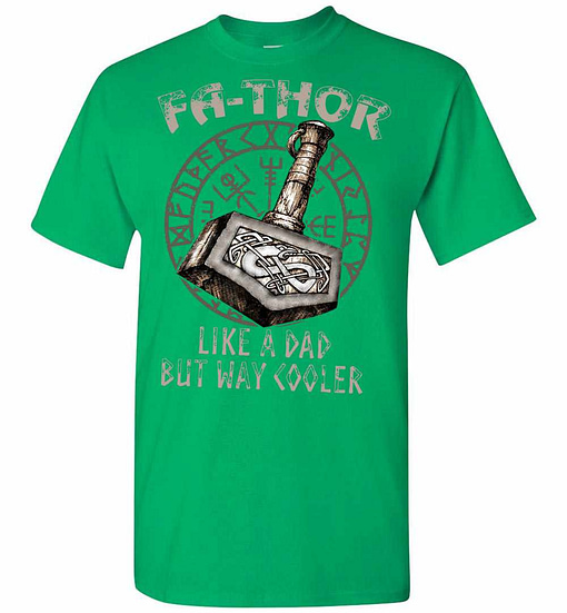 Inktee Store - Marvel Avengers Fa-Thor Like A Dad But Way Cooler Men'S T-Shirt Image