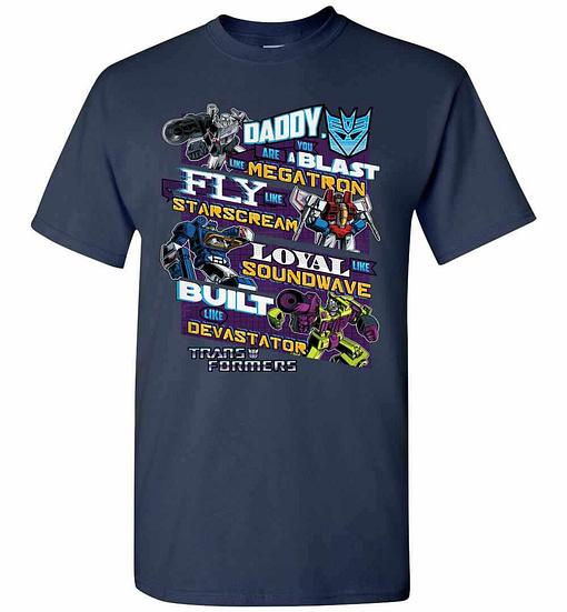 Inktee Store - Decepticons Father'S Day Transformers Men'S T-Shirt Image