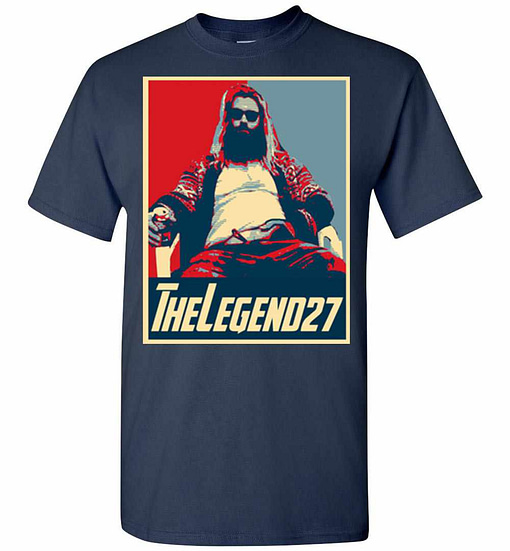 Inktee Store - Funny Thor Fat The Legend 27 Avenger Endgame Vintage Men'S T-Shirt Image