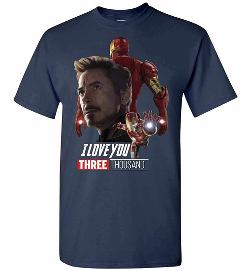 Inktee Store - Iron Man I Love Three Thousand Men'S T-Shirt Image